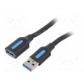 Laidas - ilgiklis USB 3.0 - USB 3.0 (K-L) 1m Vention